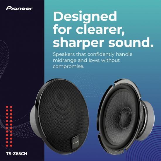 Pioneer パイオニア Zシリーズ TS-Z65CH 6.5インチ 2ウェイスピーカー