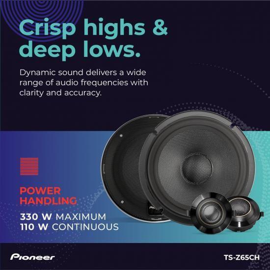Pioneer パイオニア Zシリーズ TS-Z65CH 6.5インチ 2ウェイスピーカー