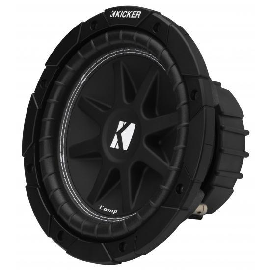 Kicker 43C84 Comp 8インチサブウーファー、シングルボイスコイル、4