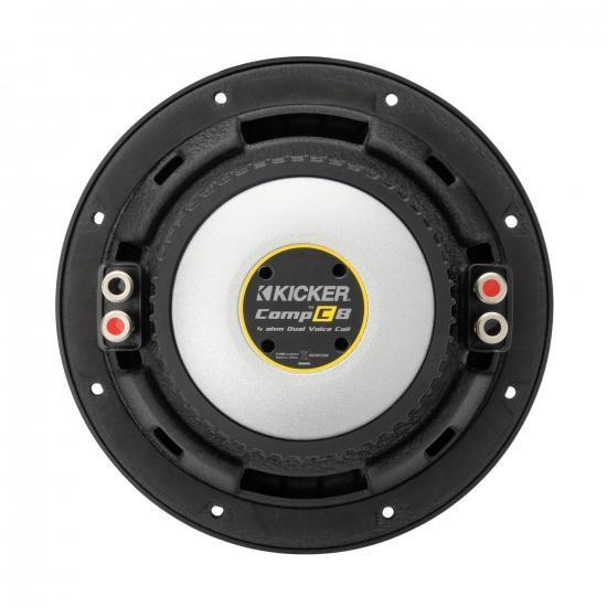 Kicker 50CWCD84 CompC 8インチサブウーファー デュアルボイスコイル 4
