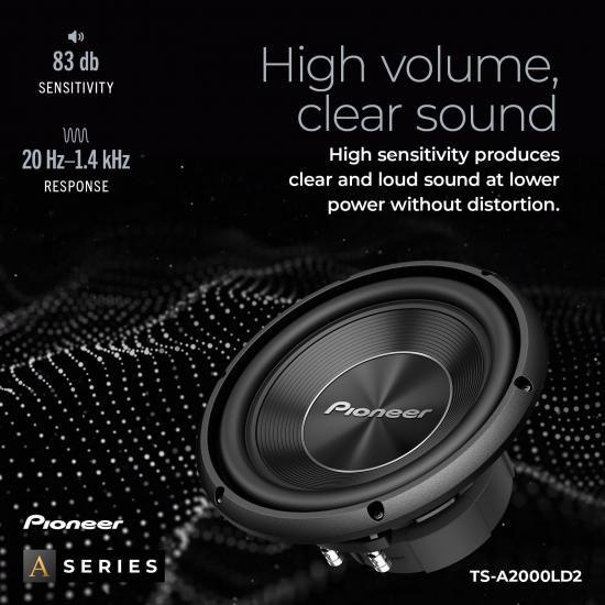 Pioneer パイオニア Aシリーズ TS-A2000LD2 8インチサブウーファー