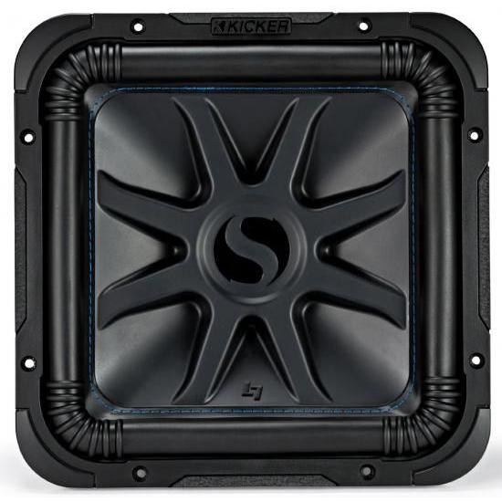 Harmony Audio Kicker (2) L7S12 カーオーディオ Solo-Baric 12 サブウーファー スクエア L7 Sub 44L7S122 バンドル Harmony HA-A1500.1 アンプ & アンプキの画像