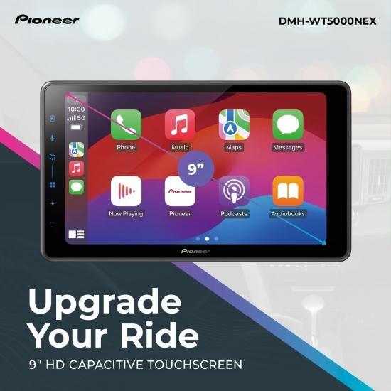 Pioneer パイオニア DMH-WT5000NEX 9インチ マルチメディア デジタルメディアレシーバー シングルDIN - Bluetooth内蔵、ワイヤレスApple CarPlay、Android Aの画像