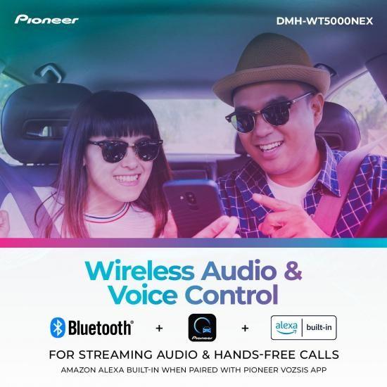 Pioneer パイオニア DMH-WT5000NEX 9インチ マルチメディア デジタルメディアレシーバー シングルDIN - Bluetooth内蔵、ワイヤレスApple CarPlay、Android Aの画像