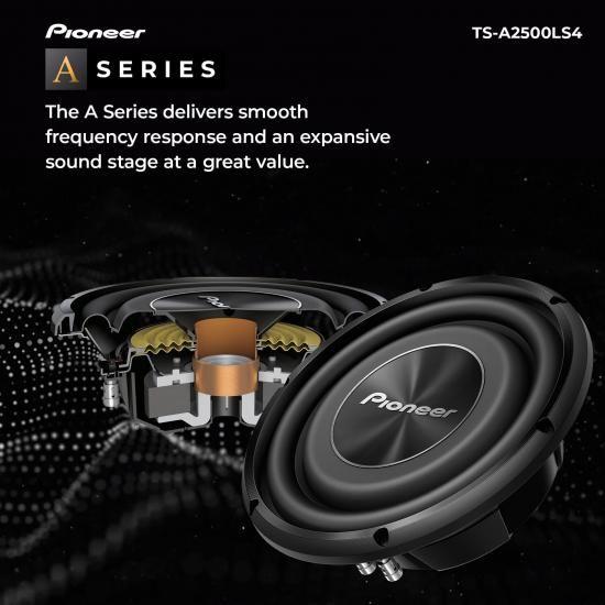 Pioneer パイオニア Aシリーズ TS-A2500LS4 10インチサブウーファー