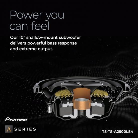 Pioneer パイオニア Aシリーズ TS-A2500LS4 10インチサブウーファー
