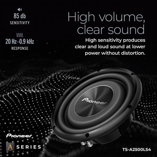 Pioneer パイオニア Aシリーズ TS-A2500LS4 10インチサブウーファー