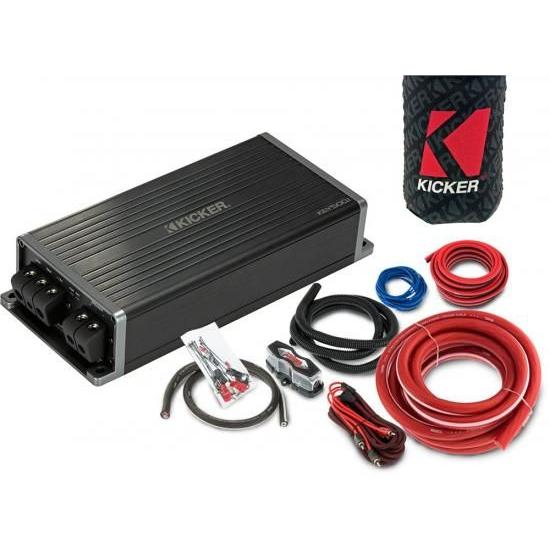 KICKER アンプとアンプキット 2点セット - スマートシリーズ 500W RMS