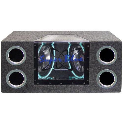2) Pyramid BNPS102 10” 1000W Car Box サブウーファー Bandpass +