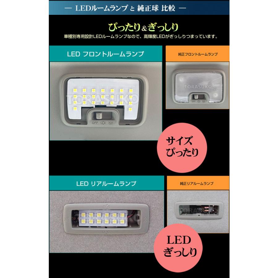 ハイゼットトラックジャンボ LED ルームランプ スマートインナーミラー