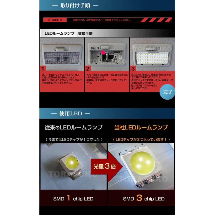 ハスラー ＬＥＤ ルームランプ ぴったり設計サイズ ＨＵＳＴＬＥＲ ＭＲ３１Ｓ ＭＲ４１Ｓ フレアクロスオーバー はすらー 配送料無料 【配送料０円】｜carbest｜05