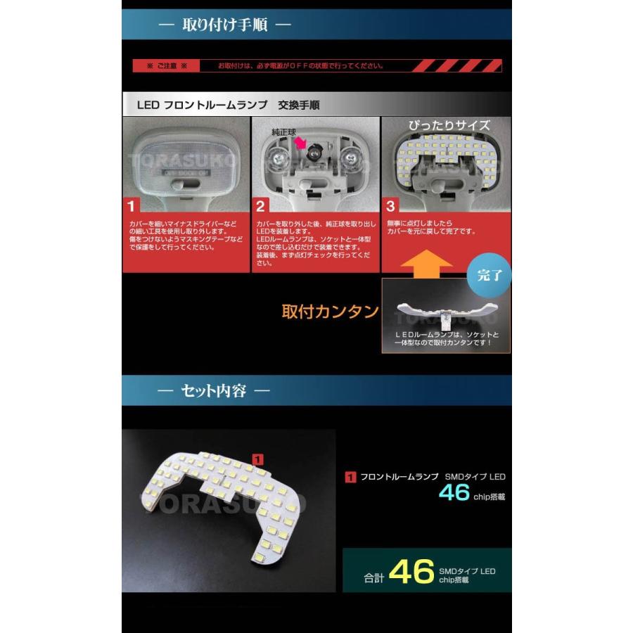 アルト ワークス ターボRS アルトバン LED ルームランプ ぴったり