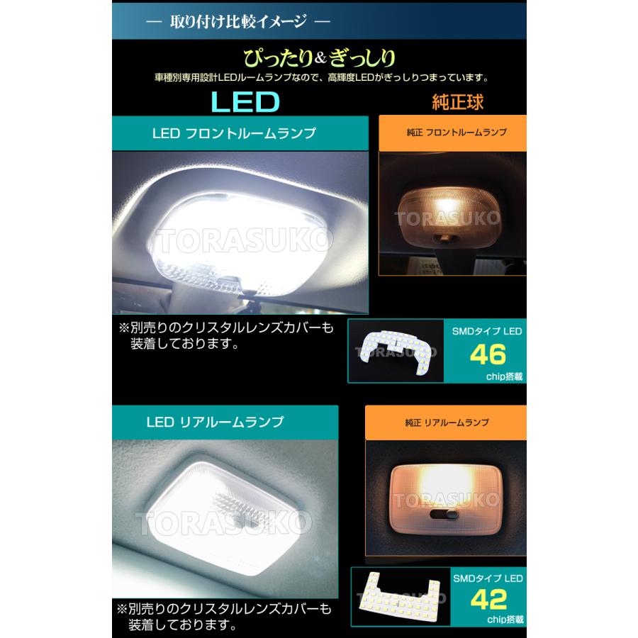 スーパーキャリイ ＬＥＤ ルームランプ ぴったり設計サイズ ＣＡＲＲＹ ＤＡ１６Ｔ 系 キャリー キャリィ きゃりい すーぱーきゃりい 配送料無料 【配送料０円】｜carbest｜02