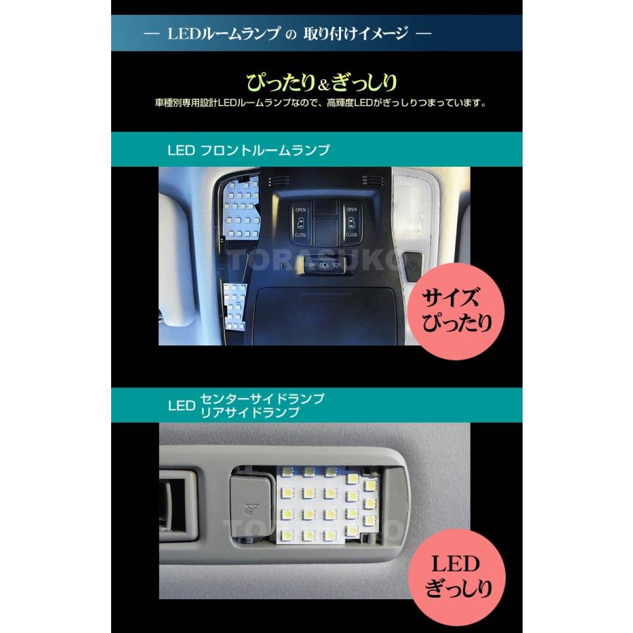 アルファード ヴェルファイア LED ルームランプ ぴったり設計サイズ