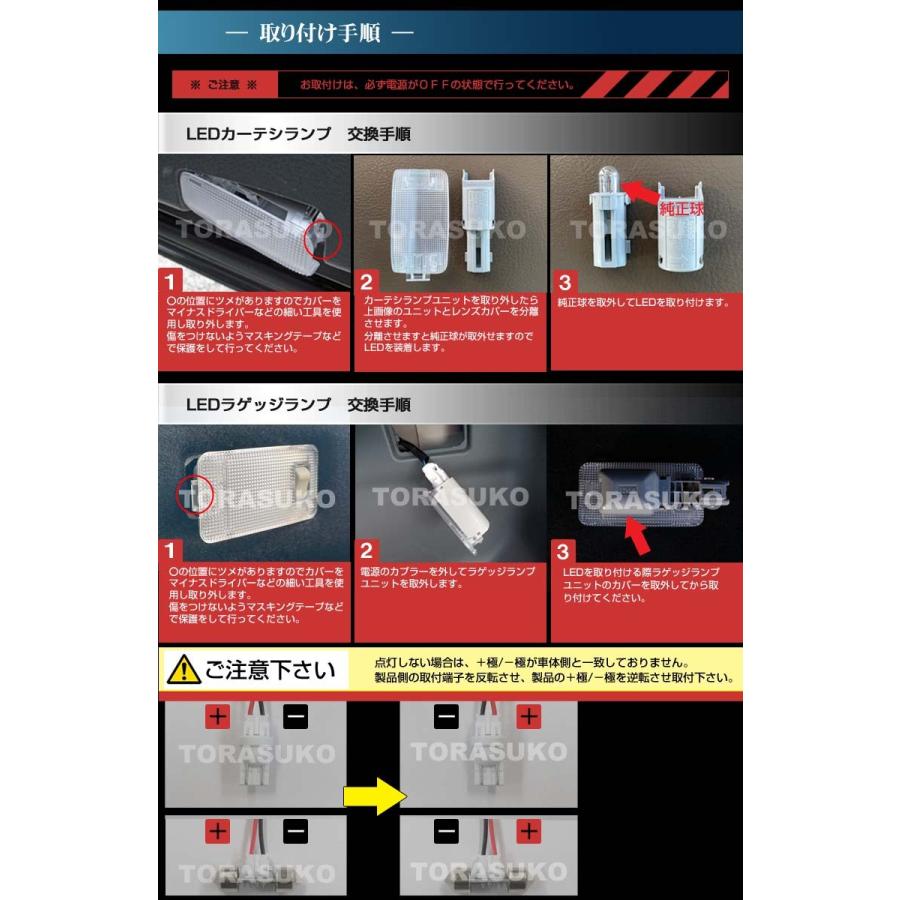 プリウス照明機一式 プリウス PHV LED ルームランプ ZVW52 ムーンルーフ無し車