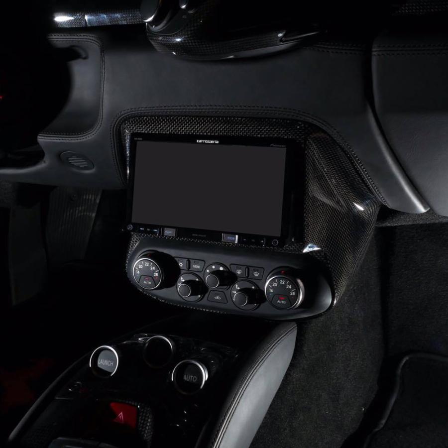 フェラーリ458 ITALIA カーボン 2DIN パネル : カーボンアディクト