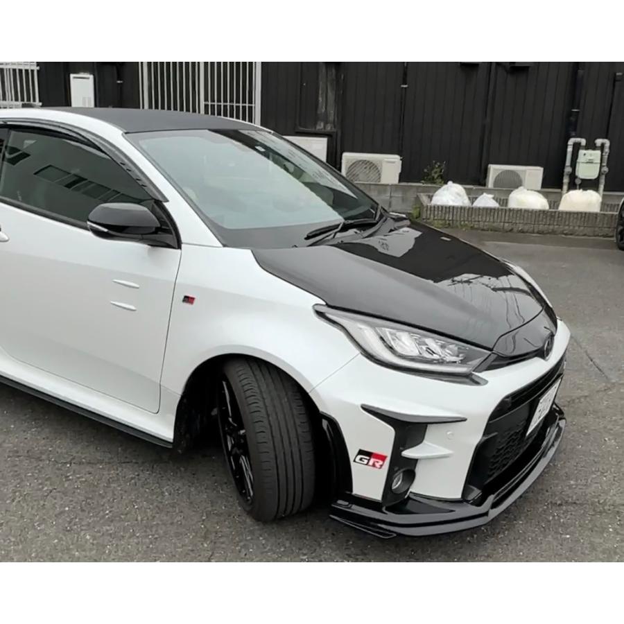 TOYOTA GRヤリス フロントバンパーアッパーパネル ドライカーボン 