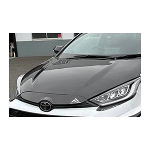 TOYOTA GRヤリス フロントバンパーアッパーパネル ドライカーボン