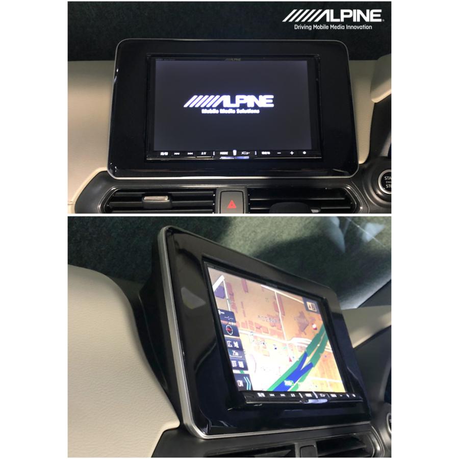 三菱 B30系 eKワゴン(H31/03〜) 用 ８インチカーナビ取付キット ８型  ナビ取付キット AWESOME/オーサム｜carboutiqueif2｜02