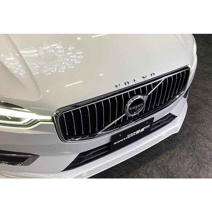 VOLVO 文字 カスタムロゴエンブレム2色（クロームメッキ/マット 