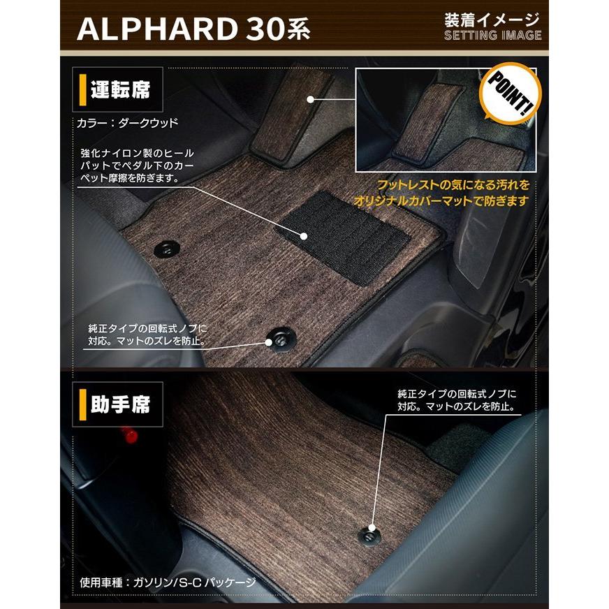 トヨタ（TOYOTA） アルファード フロアマット+ステップマット+トランク 