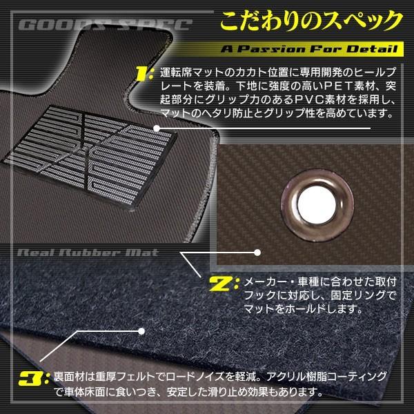 トヨタ（TOYOTA） クラウン フロアマット 200系 ◇ カーボンファイバー