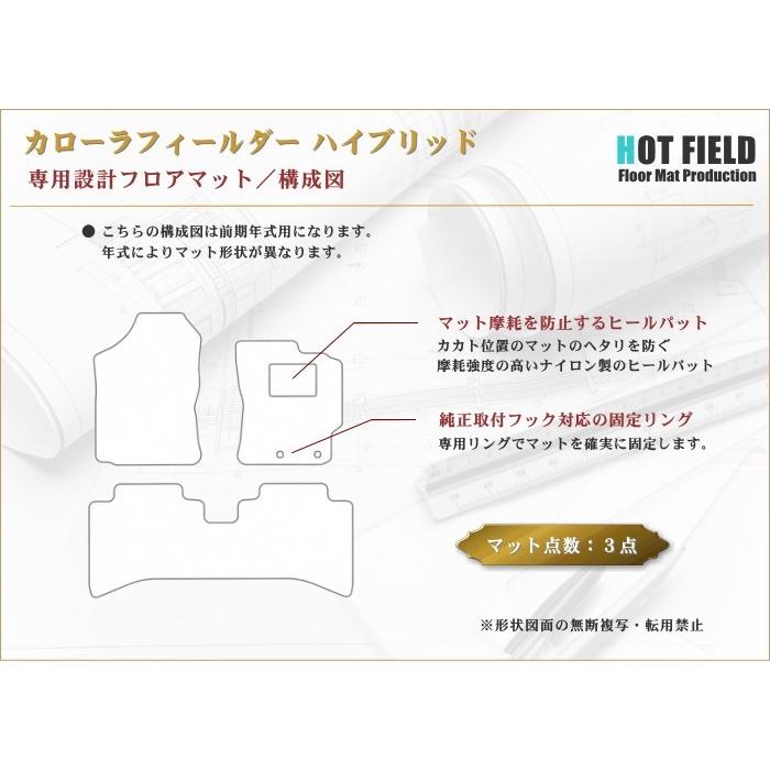 カローラフィールダー ハイブリッド フロアマット 車 マット おしゃれ カーマット 千鳥格子柄 光触媒抗菌加工 送料無料 Ty Felderhv165 D ホットフィールド 通販 Yahoo ショッピング