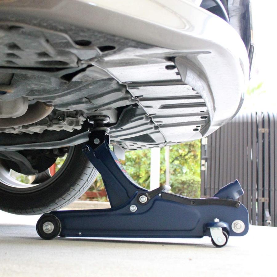 2t 油圧 フロアジャッキ ローダウン α 最高値 335mm 365mm 最低値 85mm