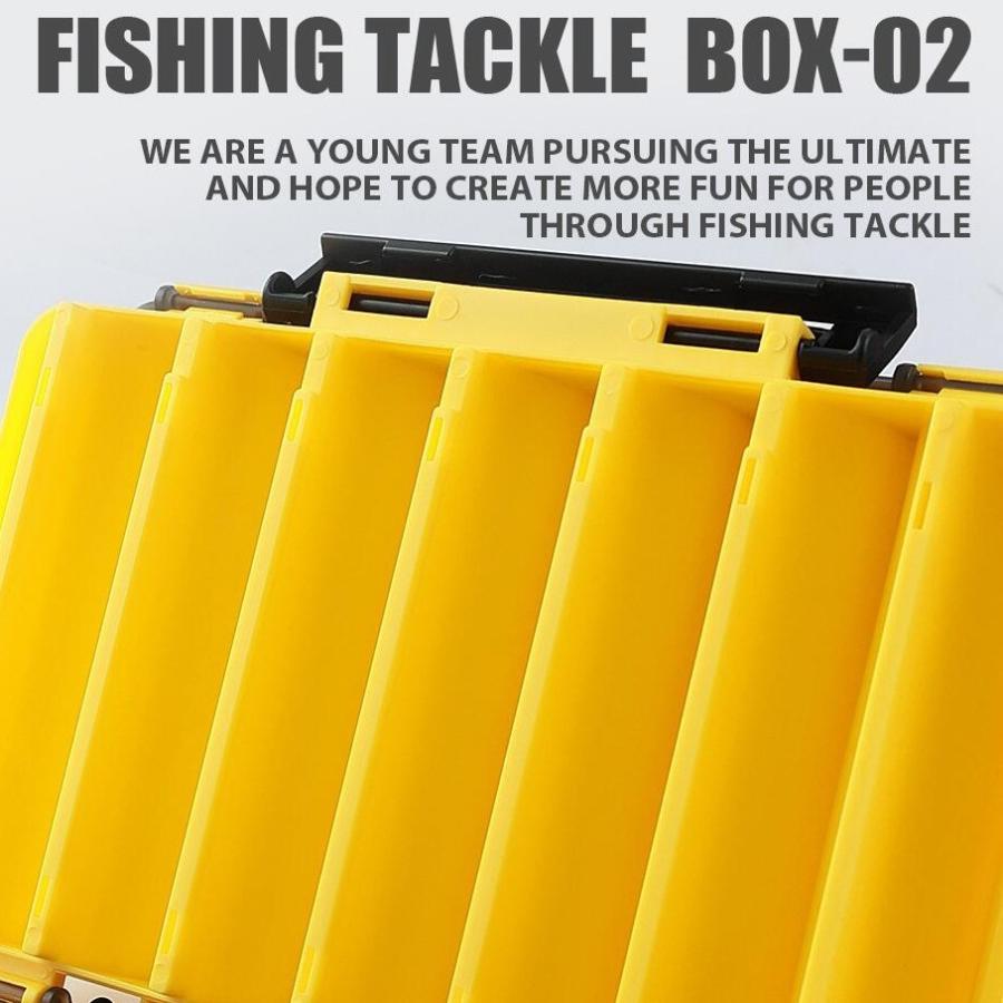 タックルボックス 釣り 両面 釣り具収納 ルアー ルアーケース 収納