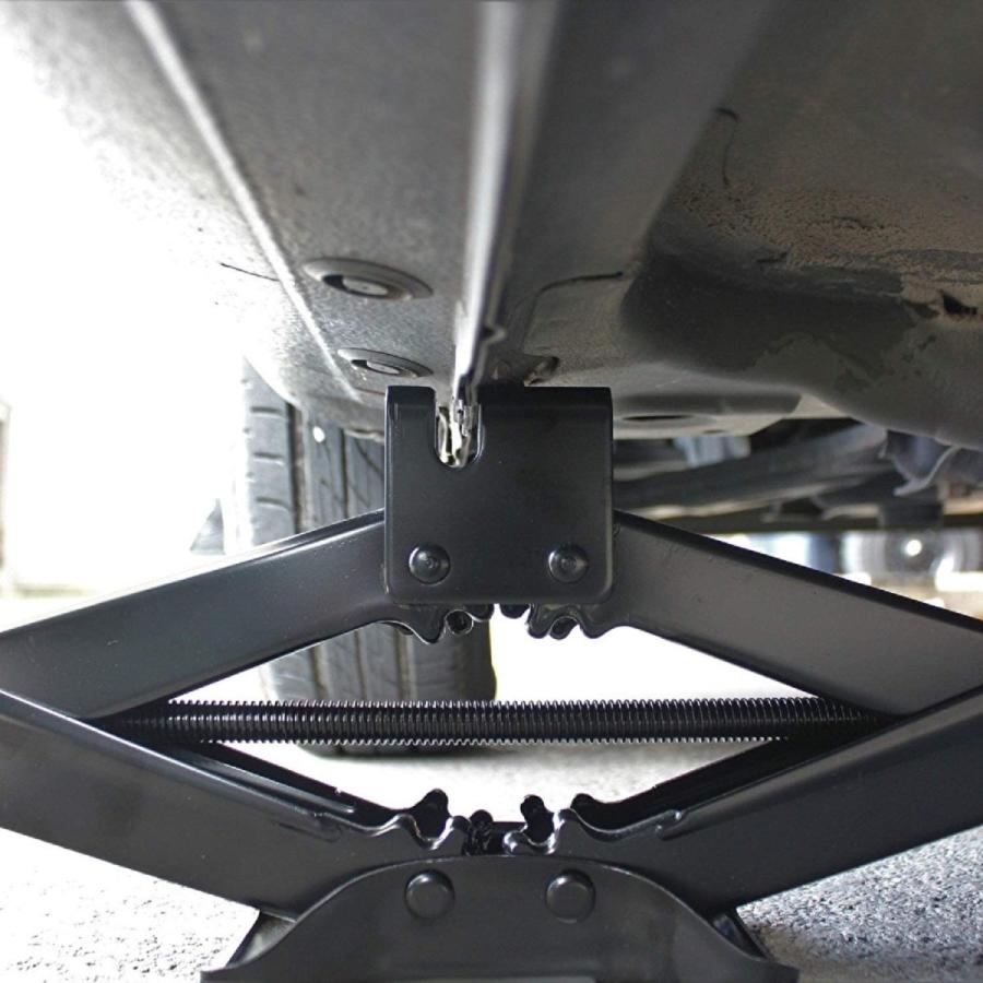 車 ジャッキ 2t パンタジャッキ 機械式 最高値 400mm 最低値 100mm