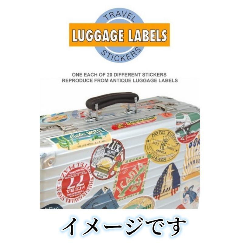 ステッカー トラベルステッカー レトロ おしゃれ かわいい デコ用 20枚