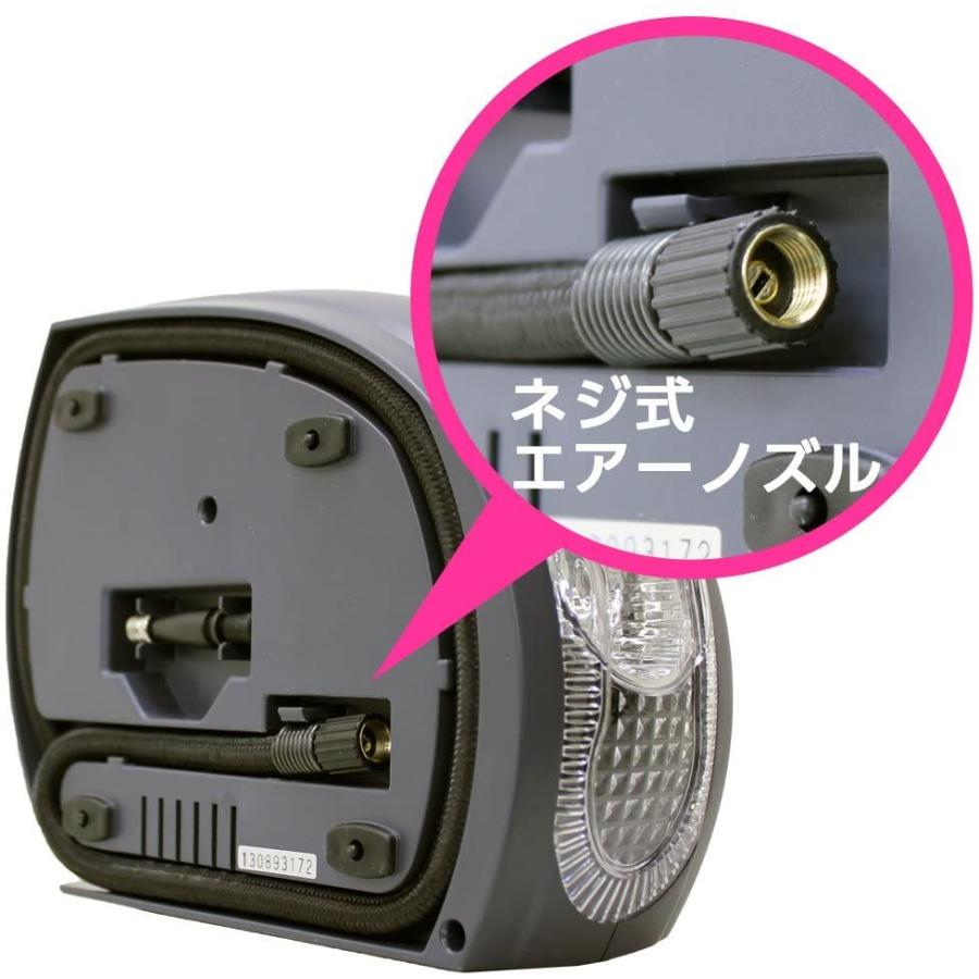エアーコンプレッサー 車 最高圧力 825kPa 12V デジタル表示 大自工業
