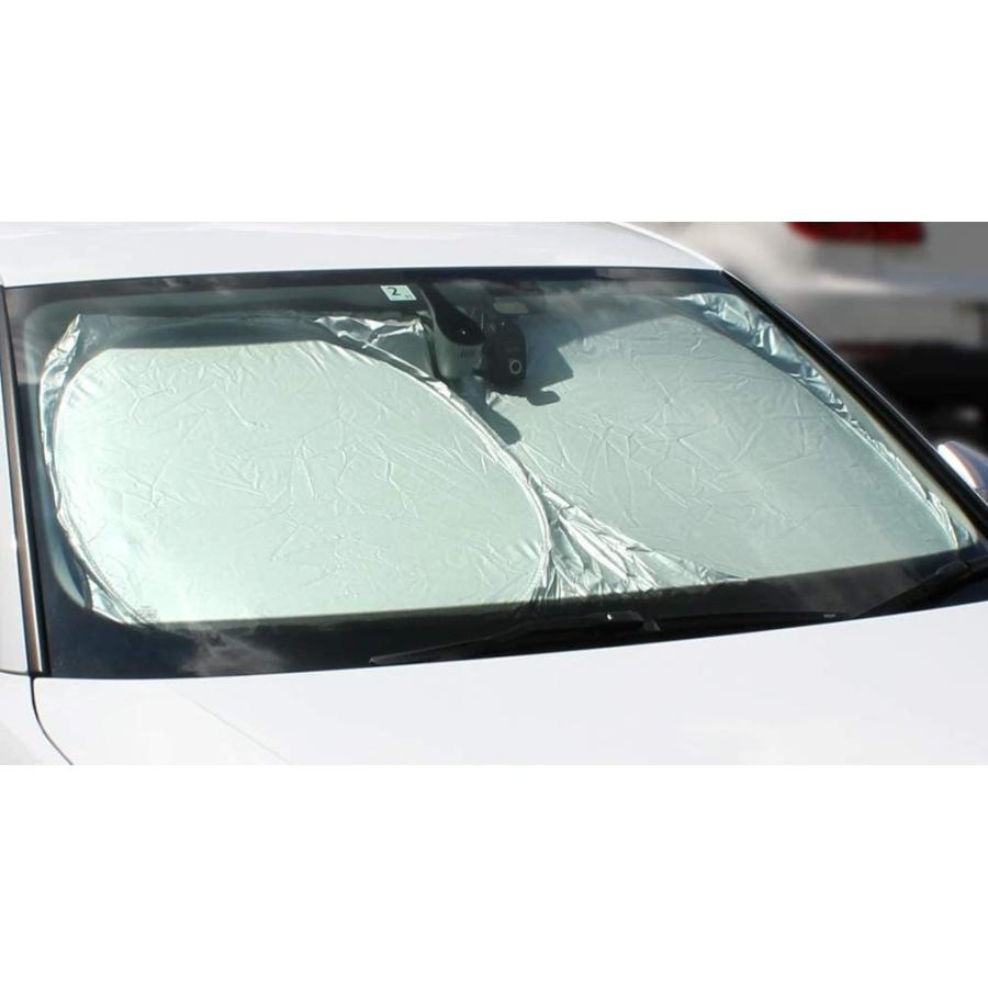 サンシェード 車 遮光マジカルシェード フロント用 Lサイズ 遮光率99