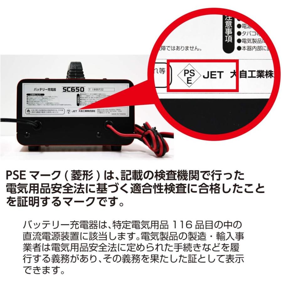 バッテリー充電器 急速 12V バイク 自動車 ビッグスクーター