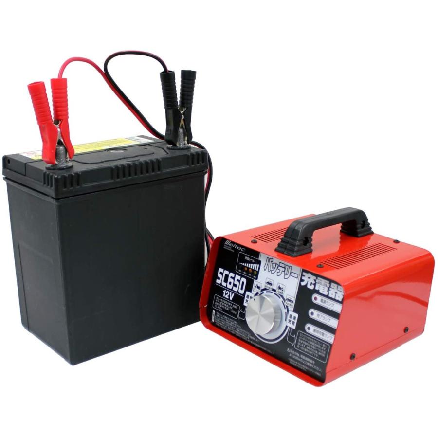 バッテリー充電器 急速 12V バイク 自動車 ビッグスクーター