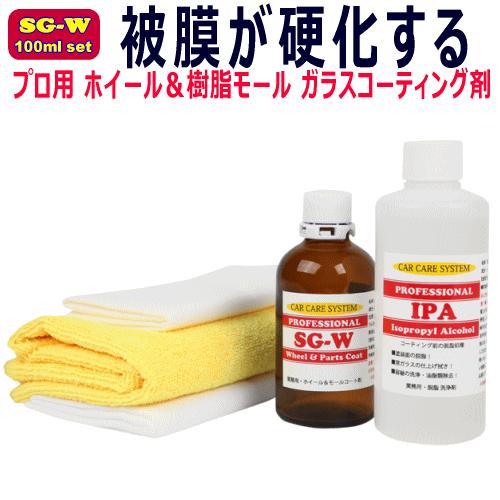 SG-W 100ml ガラスコーティング剤 アルミホイール ＆ 樹脂モール 専用