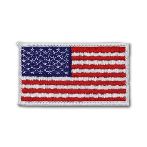 アメリカ国旗 - 左肩用（ホワイトエッジ）【縫付タイプ】｜card-museum