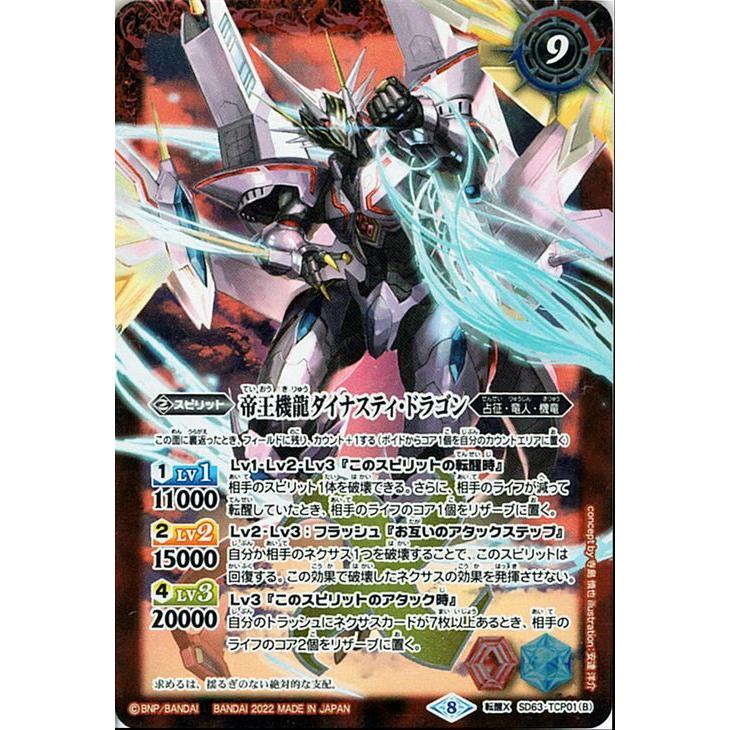 バトルスピリッツ 塔神機兵ソリドゥス・ゴレム／帝王機龍ダイナスティ