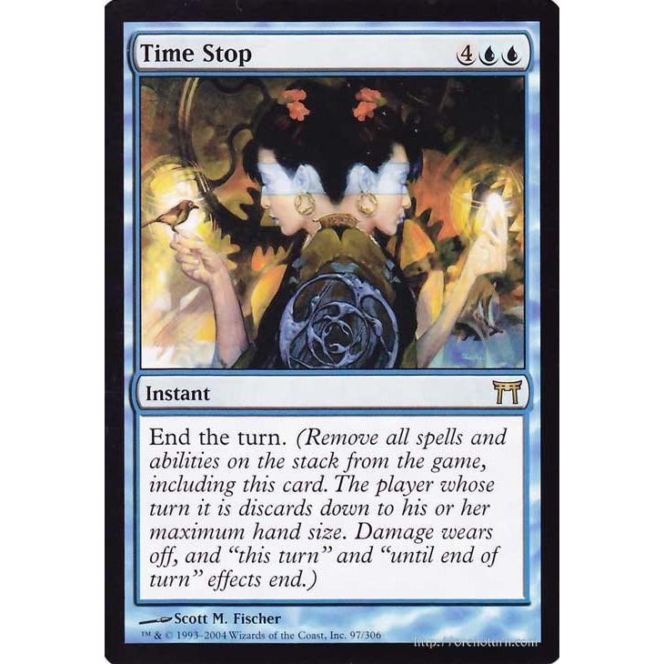 MTG Time Stop (時間停止) 英語版 foil 1枚