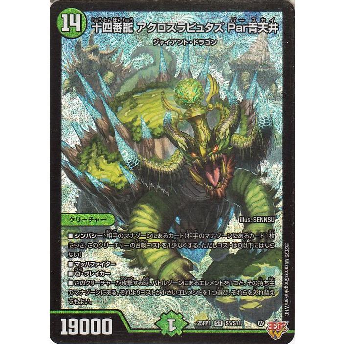 デュエル・マスターズ 王道W 十四番龍 アクロスラピュタズ Par青天井