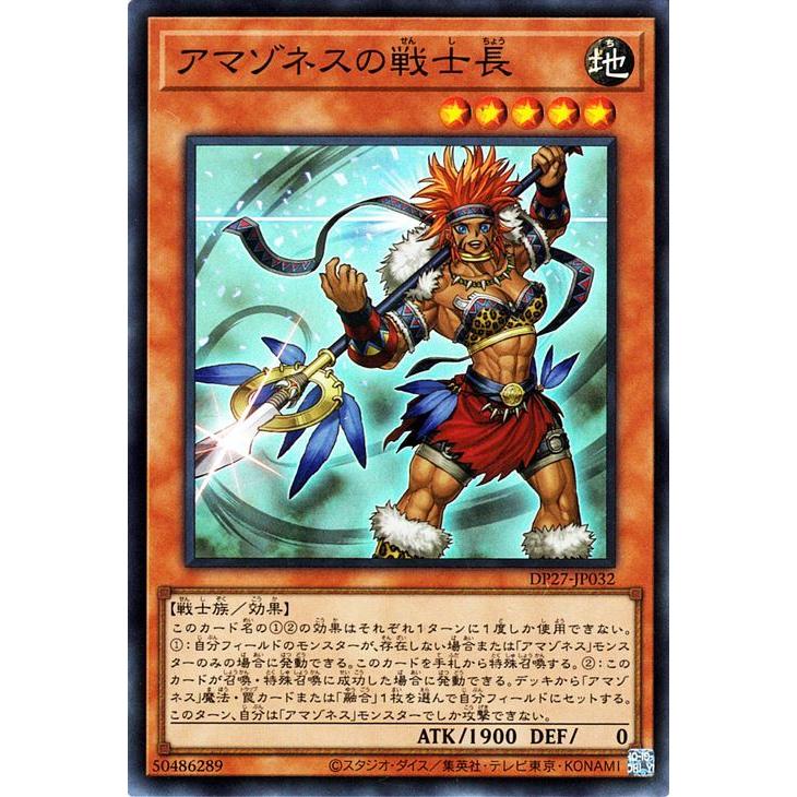 遊戯王カード アマゾネスの戦士長(スーパーレア) デュエリストパック 輝石のデュエリスト編（DP27） | 効果モンスター 地属性 戦士族｜card-museum