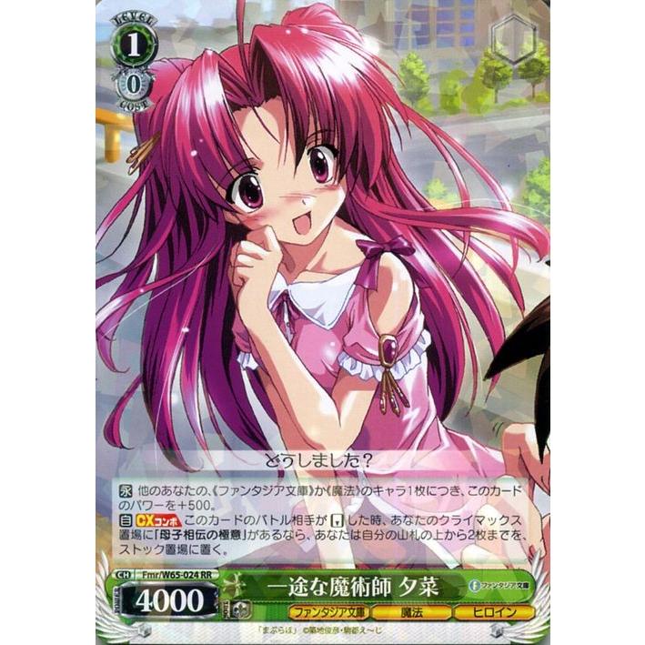 ヴァイスシュヴァルツ 富士見ファンタジア文庫 一途な魔術師 夕菜(RR