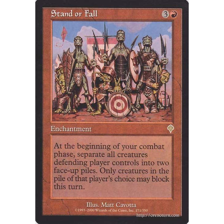 マジック ザ ギャザリング 立つか転ぶか Stand Or Fall レア 英語版 インベイジョン シングルカード Inv En171 R Inv En171 R カードミュージアム Yahoo 店 通販 Yahoo ショッピング