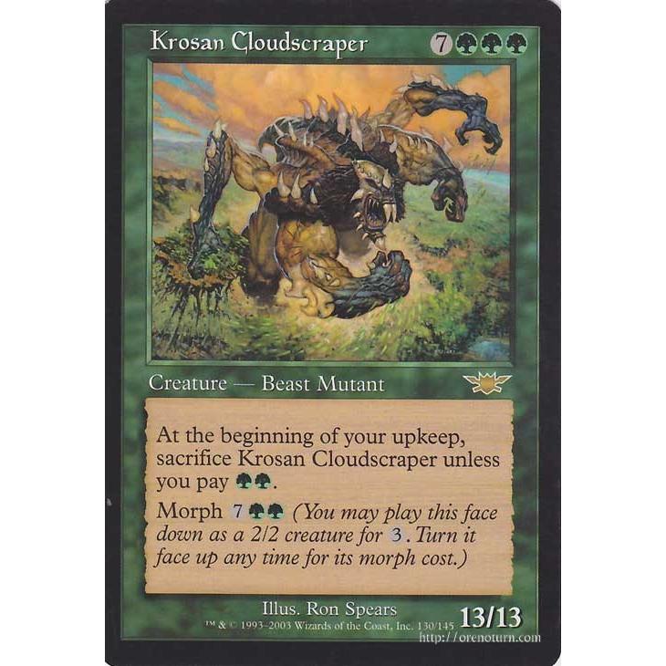 Foil】クローサの雲掻き獣/Krosan Cloudscraper[LGN] 【公式通販】