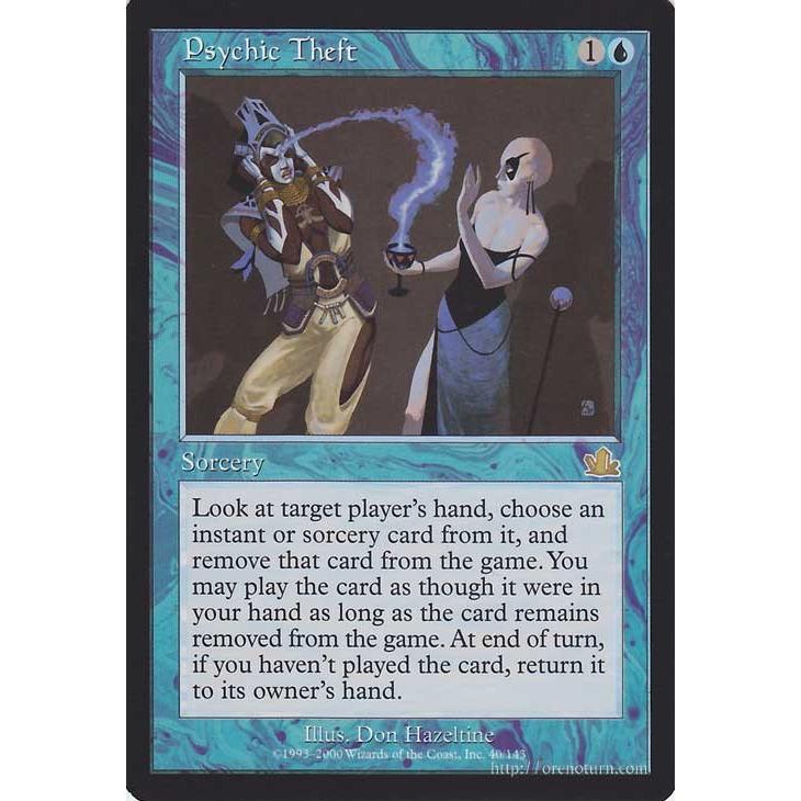 マジック ザ ギャザリング 心盗み Psychic Theft レア 英語版 プロフェシー シングルカード Pcy En040 R Pcy En040 R カードミュージアム Yahoo 店 通販 Yahoo ショッピング