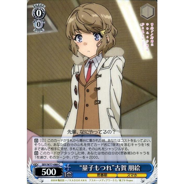 ヴァイスシュヴァルツ 青春ブタ野郎はゆめみる少女の夢を見ない “量子