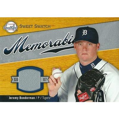 ジェレミー ボンダーマン Mlbカード Jeremy Bonderman 07 Sweet Spot Sweet Swatch Memorabilia 05s カードファナティック 通販 Yahoo ショッピング