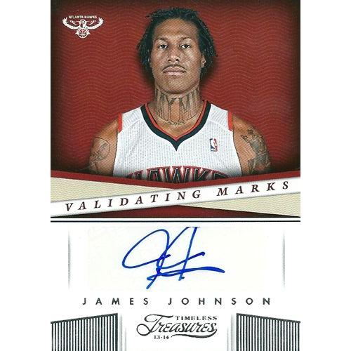 ジェームス ジョンソン Nbaカード James Johnson 13 14 Timeless Treasures Validating Marks 04s カードファナティック 通販 Yahoo ショッピング
