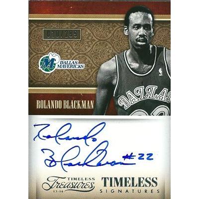 ローランド・ブラックマン NBAカード Rolando Blackman 13/14 Panini 