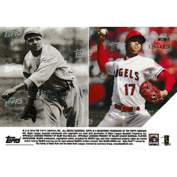 大谷翔平&ベーブ・ルース Moment of The Week 1 - Winner - Shohei 